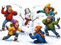 Новогодний конкурс, снеговик