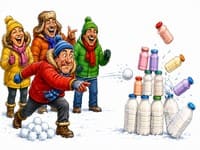 Новогодний активный конкурс для улицы, стрелки